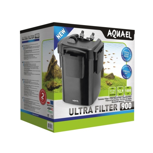 Детальная картинка Внешний фильтр AQUAEL ULTRA FILTER 900 для аквариума 50 - 200 л (1000 л/ч, 12.9 Вт)