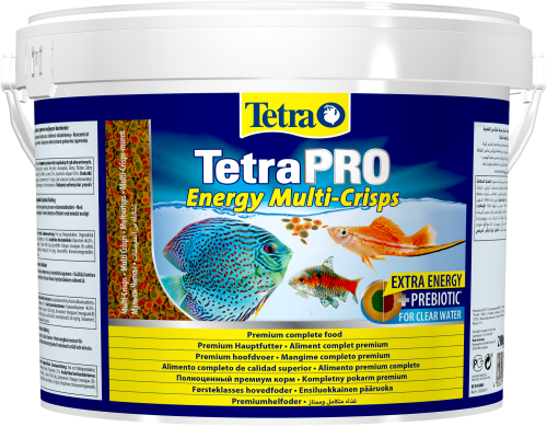 Детальная картинка Корм Tetra TetraPRO Energy Multi-Crisps 10 л, чипсы премиум для всех видов тропических рыб, энергетические фото 3