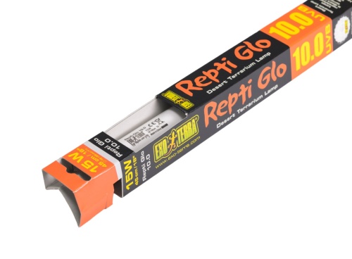 Детальная картинка Лампа  EXO TERRA REPTILE UVB150 Т8 18 Вт 58,98 см (замена R.Glo 10.0 18Вт), сильное излучение, для рептилий зон пустынь фото 2