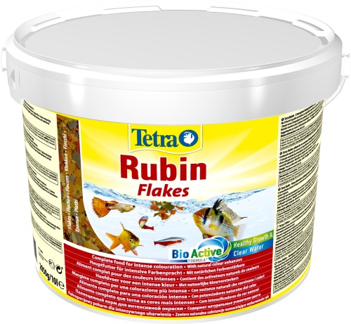 Детальная картинка Корм Tetra Rubin Flakes 10 л, хлопья для всех видов рыб, для усиления окраса 