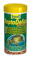 Картинка анонса Корм для водных черепах Tetra ReptoDelica Shrimps 1 л, натуральное лакомство с креветкой