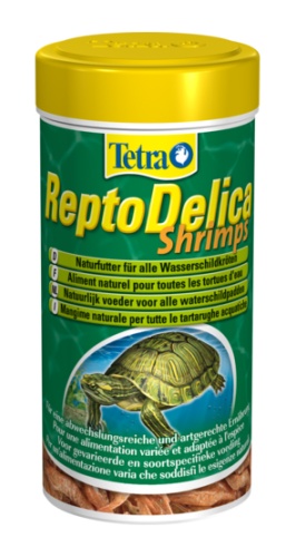 Детальная картинка Корм для водных черепах Tetra ReptoDelica Shrimps 250 мл, натуральное лакомство с креветкой