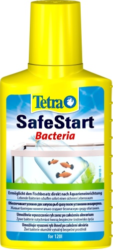 Детальная картинка Кондиционер Tetra SafeStart 100 мл, с живыми бактериями для быстрого заселения аквариума