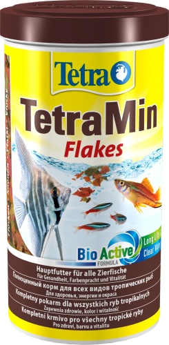 Детальная картинка Корм Tetra TetraMin Flakes 1000 мл, хлопья для всех видов рыб