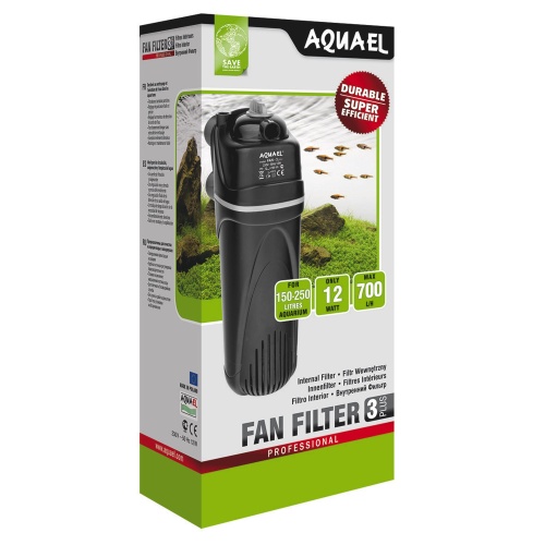 Детальная картинка Внутренний фильтр AQUAEL FAN FILTER 3 plus для аквариума 150 - 250 л (700 л/ч, 12 Вт)