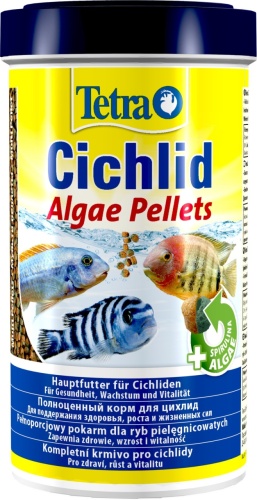 Детальная картинка Корм Tetra Cichlid Algae 500 мл, шарики для цихлид, со спирулиной фото 3