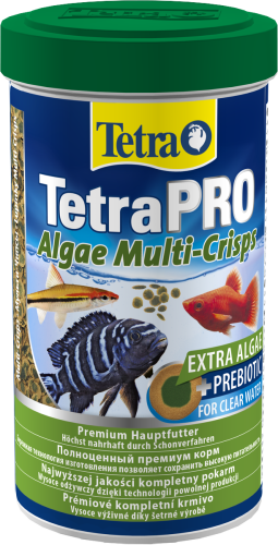 Детальная картинка Корм Tetra TetraPRO Algae Multi-Crisps 500 мл, чипсы премиум для всех видов тропических рыб, со спирулиной