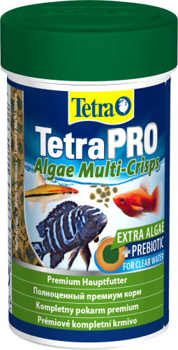 Детальная картинка Корм Tetra TetraPRO Algae Multi-Crisps 100 мл, чипсы премиум для всех видов тропических рыб, со спирулиной