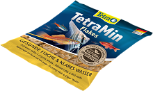 Картинка анонса Корм Tetra TetraMin Flakes 12 г (сашет), хлопья для всех видов рыб