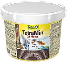 Картинка анонса Корм Tetra TetraMin Flakes XL 10 л, хлопья для всех видов крупных рыб