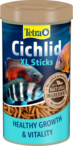 Детальная картинка Корм Tetra Cichlid XL Sticks 500 мл, палочки для крупных цихлид и декоративных рыб фото 2