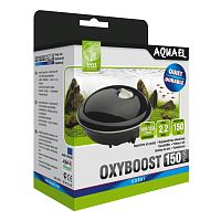 Картинка анонса Компрессор AQUAEL OXYBOOST 150 plus для аквариума 100 - 150 л (150 л/ч, 2.2 Вт, 1 канал, регулируемый)