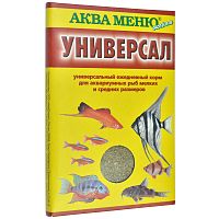 Картинка анонса Корм ежедневный АКВА МЕНЮ Универсал 30 г, для всех видов рыб от 2 до 8см.