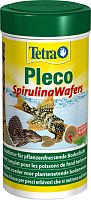 Картинка анонса Корм Tetra Pleco Spirulina Wafers 250 мл, пластинки для травоядных донных рыб, со спирулиной