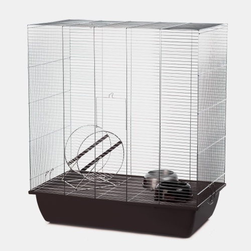 Детальная картинка Клетка InterZoo  G-094 SQUIRREL 70 ZINK (700х400х790мм), для грызунов, прут цинк