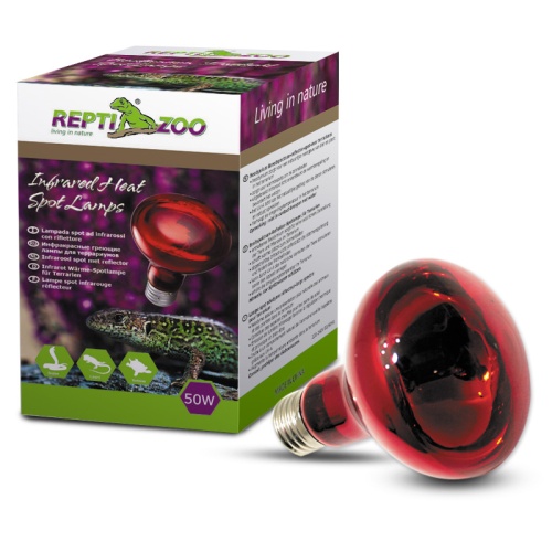 Детальная картинка Лампа инфракрасная REPTI ZOO 95150R "ReptiInfrared", 150Вт, для террариумов