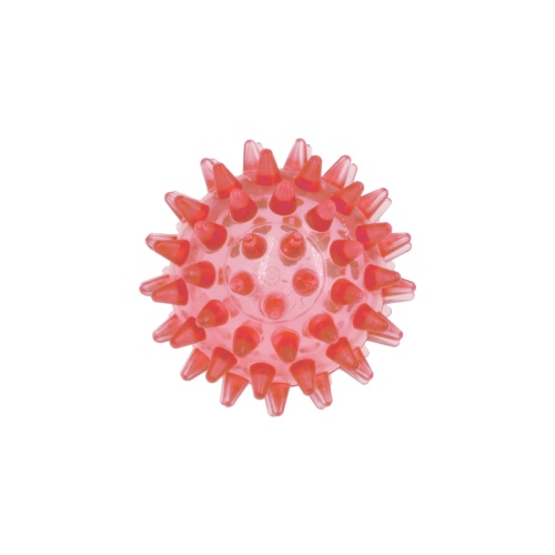 Детальная картинка Мяч массажный  5,5 см прозрачный Crystal ZooOne (красный)