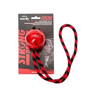 Картинка анонса Игрушка для собак COMFY STRONG DOG BALL  мяч с канатом 45х6,5х6,5 см