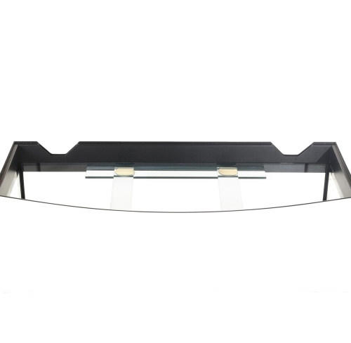 Детальная картинка Аквариум AquaPlus LUX Ф115 черный (81х36х49 см) стекло 6 мм, фигурный, 98 л., с лампами Т8 2х18Вт, аквар. коврик фото 2