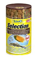 Картинка анонса Корм  Tetra Selection 250 мл, 4 вида основного корма для всех видов рыб (хлопья, чипсы, гранулы, вафер микс)