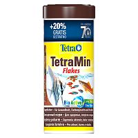 Картинка анонса Корм Tetra TetraMin Flakes 300 мл, хлопья для всех видов рыб