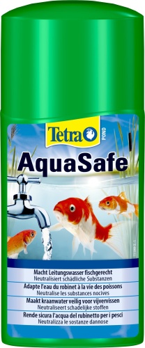 Детальная картинка Средство для пруда Tetra Pond AquaSafe 500 мл, делает водопроводную воду безопасной для рыб