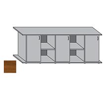 Картинка анонса Подставка AquaPlus 200 (201*51*71 см) с тремя дверками ДСП, орех, собранная, подходит для модели аквариума LUX П700