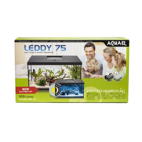 Детальная картинка Аквариум LEDDY SET PLUS 75 DAY&NIGHT 2.0 белый (76х36х46см) 105л, ASAP 500/ FAN FILTER 2, PLATINIUM 100Вт, LT D&N 2.0 14Вт (NEW замена 122732) фото 16