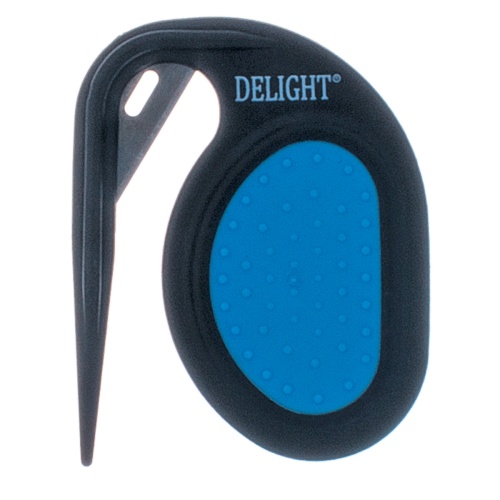 Детальная картинка Колтунорез DeLIGHT капля с одним лезвием карманный, для собак с любым и типом шерсти фото 2