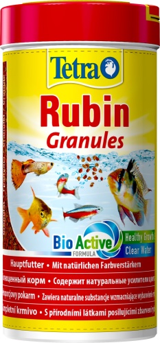 Детальная картинка Корм Tetra Rubin Granules 250 мл, гранулы для всех видов рыб, для усиления окраса  фото 2