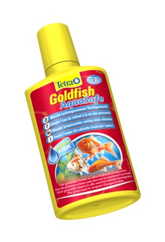Детальная картинка Средство Tetra Goldfish AquaSafe 100 мл, делает водопроводную воду безопасной для холодноводных рыб фото 2