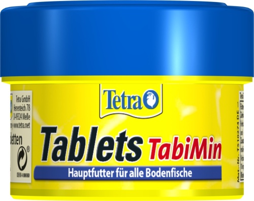 Детальная картинка Корм Tetra Tablets TabiMin  58 табл. / 30 мл / 18 г, таблетки для донных рыб  фото 3