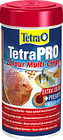 Картинка анонса Корм Tetra TetraPRO Colour Multi-Crisps 250 мл, чипсы премиум для усиления окраски всех видов тропических рыб