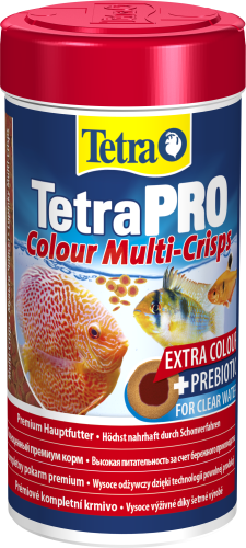 Детальная картинка Корм Tetra TetraPRO Colour Multi-Crisps 250 мл, чипсы премиум для усиления окраски всех видов тропических рыб