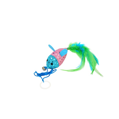 Детальная картинка Игрушка для кошкек с мятой ZooOne "золотая рыбка" фото 4
