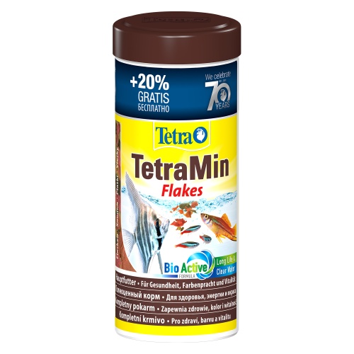 Детальная картинка Корм Tetra TetraMin Flakes 300 мл, хлопья для всех видов рыб фото 2