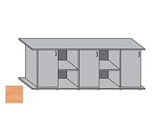 Картинка анонса Подставка AquaPlus 200 (201*51*71 см) с тремя дверками ДСП, бук, собранная, подходит для модели аквариума LUX П700